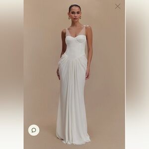 Meshki Roxanne White dress